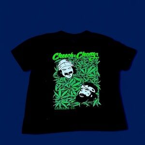 Black vintage men’s cheech and Chong XXL tshirt